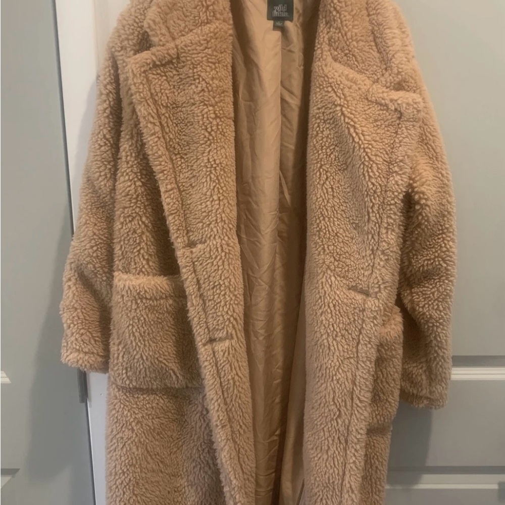 Wild Fable Plush Tan Teddy Jacket